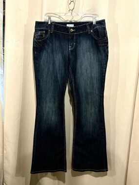 Maurices Dark Blue Flare Jeans